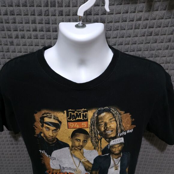Summer Jam Concert Tshirt SzM Tee Hip Hop Fetty Wap 50 Cent Dolla $ign Fabolous - Picture 4 of 16